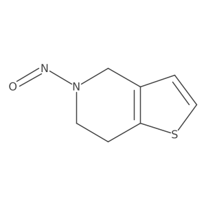 5-Nitroso-6,7-dihydro-4H-thieno[3,2-c]pyridine Structure