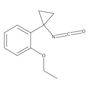 1-Ethoxy-2-(1-isocyanatocyclopropyl)benzene Structure