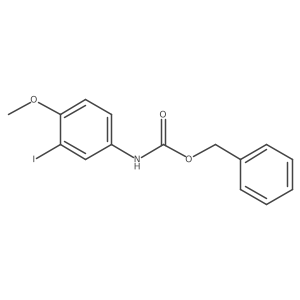 benzyl N-(3-iodo-4-methoxyphenyl)carbamate Structure