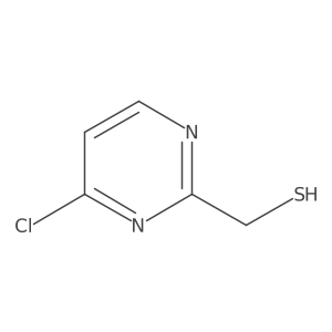 4-Chloro-2-pyrimidinemethanethiol Structure