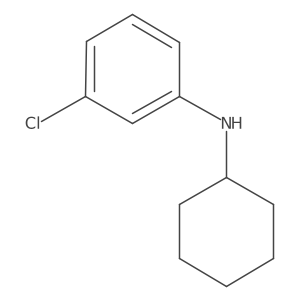 3-chloro-N-cyclohexylaniline结构式