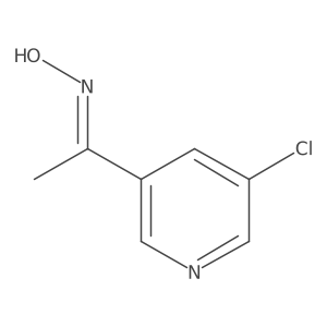 N-[1-(5-chloropyridin-3-yl)ethylidene]hydroxylamine Structure