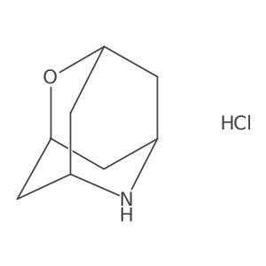 2-Oxa-6-azaadamantane hydrochloride Structure