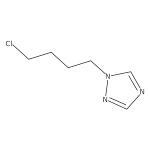 1-(4-Chlorobutyl)-1H-1,2,4-triazole结构式