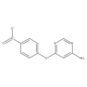 4-Amino-6-(4-nitrophenoxy)pyrimidine Structure