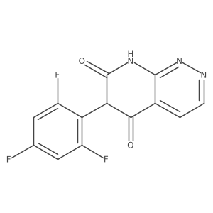 6-(2,4,6-trifluorophenyl)-8H-pyrido[2,3-c]pyridazine-5,7-dione结构式