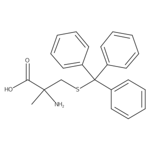(S)-2-Amino-2-methyl-3-(tritylthio)propanoic acid Structure