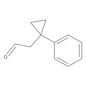 2-(1-Phenylcyclopropyl)acetaldehyde Structure