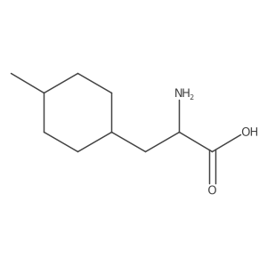 (S)-2-amino-3-(4-methylcyclohexyl)propanoic acid Structure
