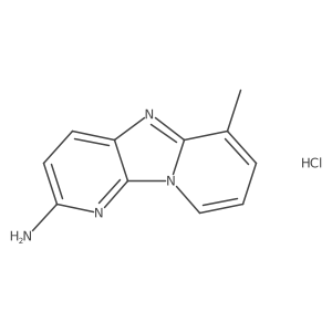 2-Amino-6-methyldipyrido(1,2-a:3',2'-d)imidazole hydrochloride Structure
