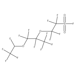 7H-Perfluoro-4-methyl-3,6-dioxaoctanesulfonyl fluoride结构式