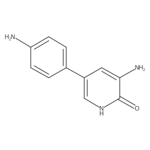 3-Amino-5-(4-aminophenyl)pyridin-2(1H)-one结构式