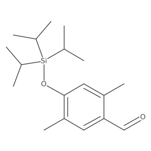 2,5-Dimethyl-4-triisopropylsilanyloxy-benzaldehyde结构式