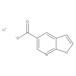 Lithiumfuro[2,3-b]pyridine-5-carboxylate结构式
