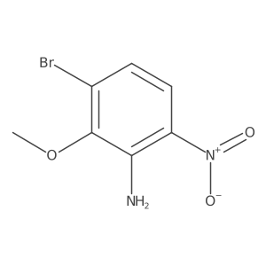 3-Bromo-2-methoxy-6-nitro-aniline Structure