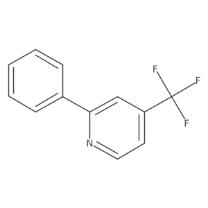 2-Phenyl-4-(trifluoromethyl)pyridine结构式