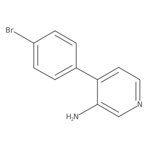 4-(4-Bromophenyl)pyridin-3-amine结构式