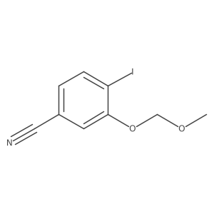 4-Iodo-3-methoxymethoxy-benzonitrile Structure