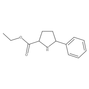 ethyl (2RS,5SR)-5-phenylprolinate Structure