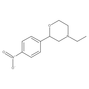 4-Ethyl-2-(4-nitrophenyl)morpholine Structure