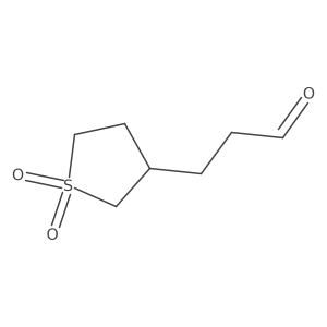 3-(1,1-Dioxo-1lambda6-thiolan-3-yl)propanal Structure