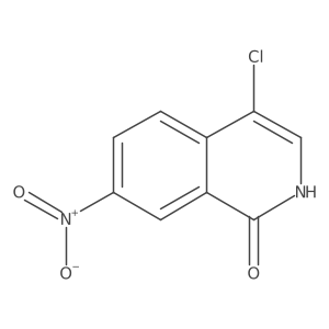 4-Chloro-7-nitro-1(2h)-isoquinolinone Structure