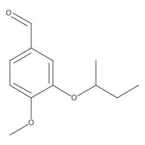 3-(Butan-2-yloxy)-4-methoxybenzaldehyde Structure