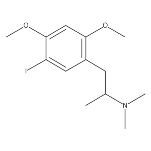 2,4-Dimethoxy-N,N-dimethyl-5-iodophenylisopropylamine结构式