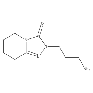 2-(3-aminopropyl)-2H,3H,5H,6H,7H,8H-[1,2,4]triazolo[4,3-a]pyridin-3-one Structure