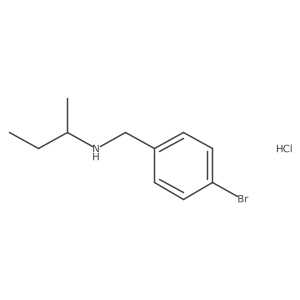 N-(4-Bromobenzyl)-2-butanamine hydrochloride结构式