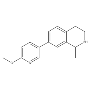 7-(6-Methoxy-pyridin-3-yl)-1-methyl-1,2,3,4-tetrahydro-isoquinoline Structure