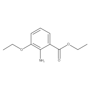 Ethyl 2-amino-3-ethoxybenzoate结构式
