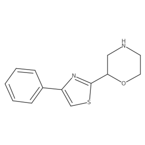 2-(4-Phenyl-1,3-thiazol-2-yl)morpholine Structure