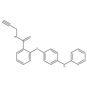 N-2-Propyn-1-yl-2-[4-(2-pyridinylamino)phenoxy]-3-pyridinecarboxamide结构式