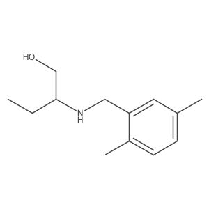 2-{[(2,5-Dimethylphenyl)methyl]amino}butan-1-ol结构式