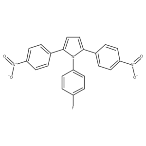 1-(4-Fluorophenyl)-2,5-bis(4-nitrophenyl)-1H-pyrrole结构式