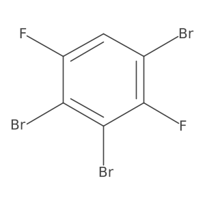 1,3,4-Tribromo-2,5-difluorobenzene Structure
