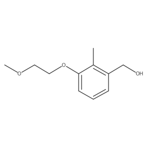 (3-(2-Methoxyethoxy)-2-methylphenyl)methanol结构式