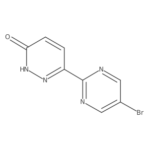 6-(5-bromopyrimidin-2-yl)pyridazin-3(2H)-one结构式