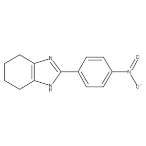 4,5,6,7-Tetrahydro-2-(4-nitrophenyl)-1H-benzimidazole Structure