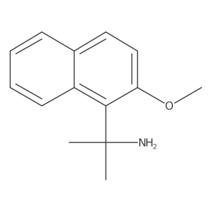 2-(2-Methoxynaphthalen-1-yl)propan-2-amine Structure