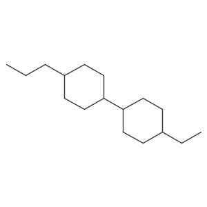 (trans,trans)-4-Ethyl-4'-propyl-1,1'-bi(cyclohexane) Structure