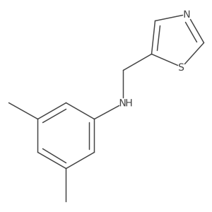 3,5-dimethyl-N-(1,3-thiazol-5-ylmethyl)aniline结构式