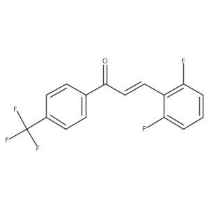 1-(4-Trifluoromethylphenyl)-3-[2,6-difluorophenyl]-2-propen-1-one Structure