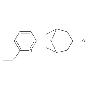 8-(6-Methoxypyridin-2-yl)-8-azabicyclo[3.2.1]octan-3-ol Structure