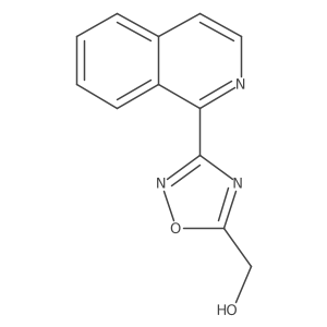 (3-(Isoquinolin-1-yl)-1,2,4-oxadiazol-5-yl)methanol Structure
