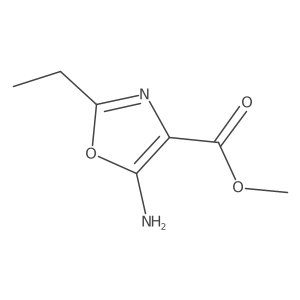 Methyl 5-amino-2-ethyl-1,3-oxazole-4-carboxylate Structure
