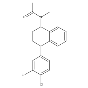 Sertraline-N-methylacetamide结构式