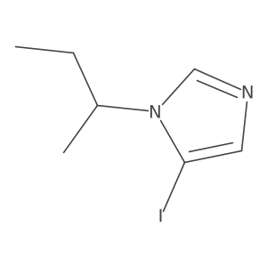 1-sec-Butyl-5-iodo-1H-imidazole Structure