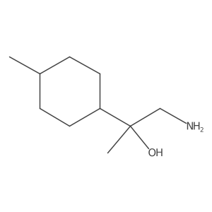 1-Amino-2-(4-methylcyclohexyl)propan-2-ol结构式